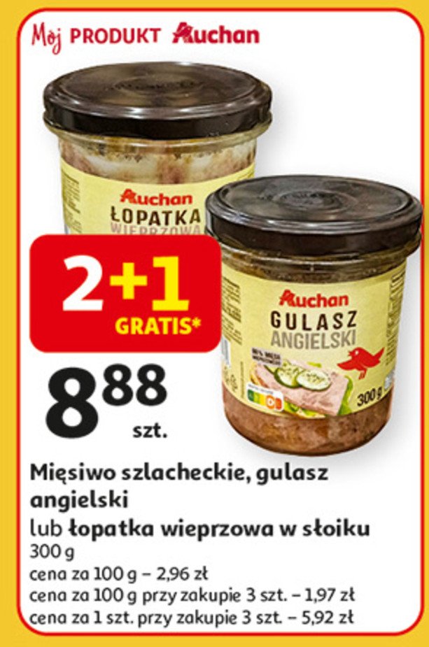 Mięsiwo szlacheckie Auchan promocja w Auchan