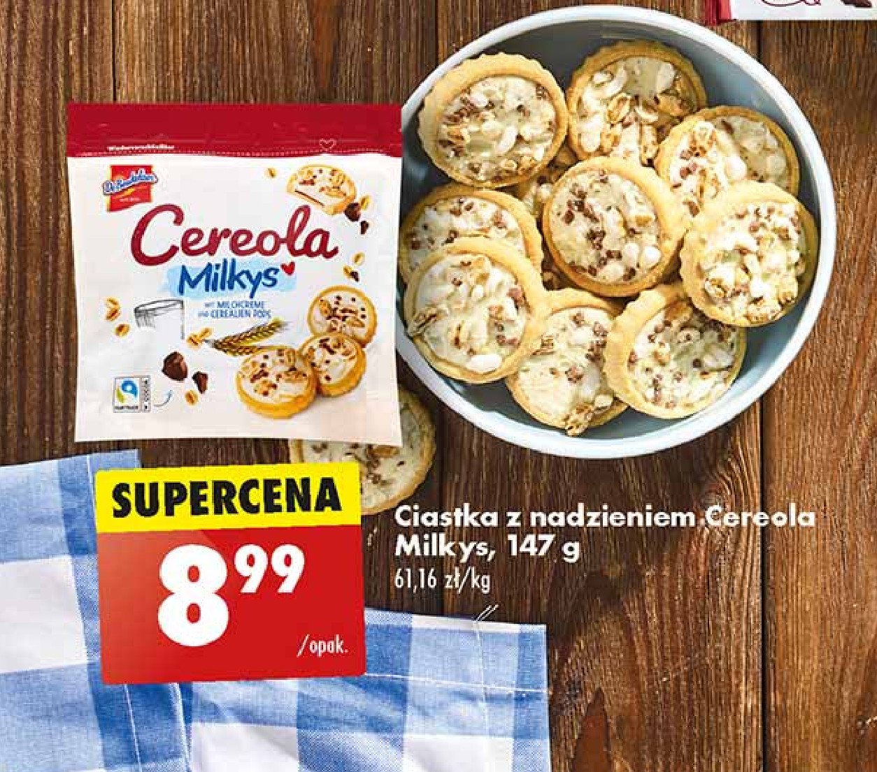 Ciastka z nadzieniem promocja w Prim Market