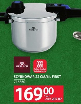 Szybkowar Gerlach 22 CM/6L First promocja w Selgros