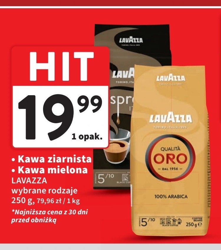 Kawa Lavazza espresso italiano promocja