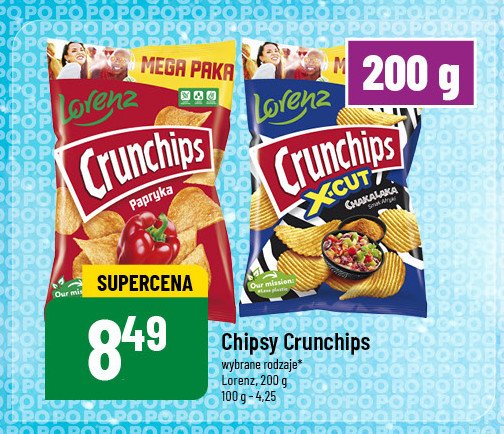 Chipsy paprykowe Crunchips Crunchips lorenz promocja w POLOmarket