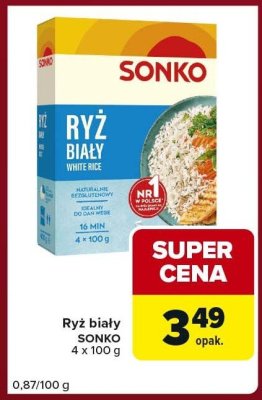 Ryż biały SONKO promocja w Carrefour Express