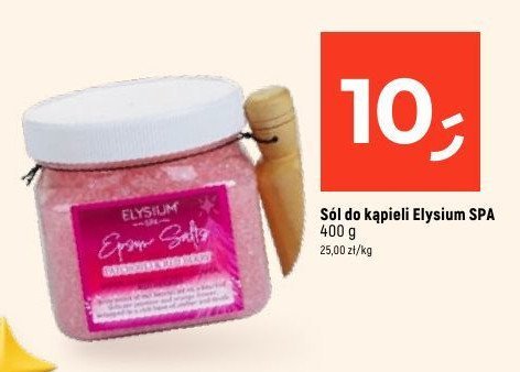 Sól do kąpieli różowa Elysium spa promocja w Dealz