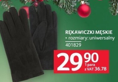 Rękawiczki męskie promocja w Selgros