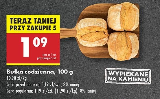 Bułka codzienna promocja w Biedronka