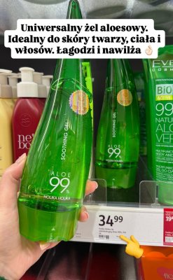 Żel aloesowy 99% promocja w Rossmann