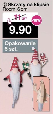 Skrzaty na klipsie promocja w Woolworth