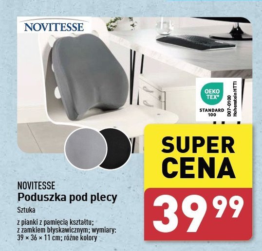 Poduszka profilowana pod plecy Novitesse promocja