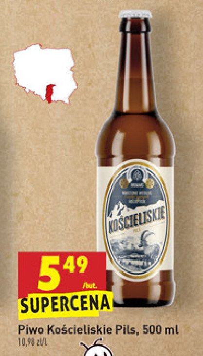 Piwo Kościeliskie pils promocja