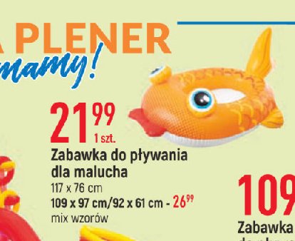 Zabawka dmuchana 117 x 76 cm rybka promocja