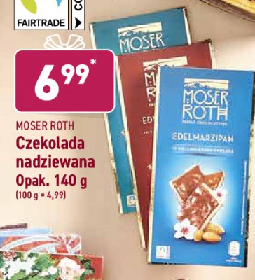Czekolada gorzka z migda艂ami Moser roth promocja