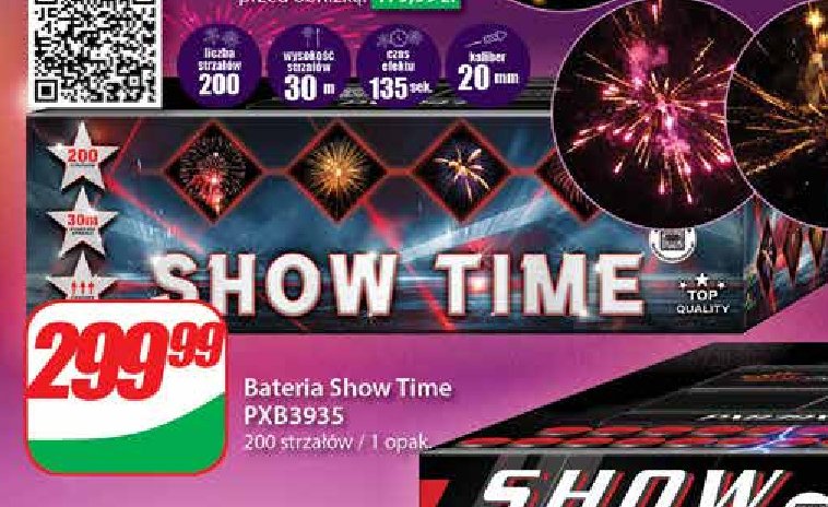 Bateria show time Piromax promocja