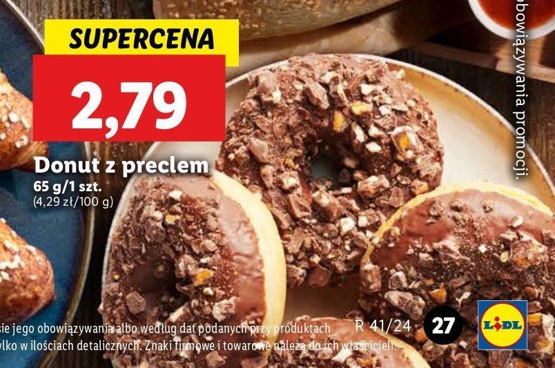 Donut z preclem Fin carre promocja