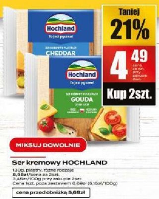 Ser kremowy HOCHLAND promocja w Supeco