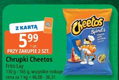 Chrupki Cheetos Frito Lay promocja w Leclerc