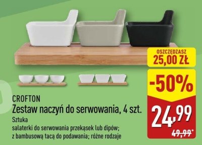 Zestaw naczyń do serwowania CROFTON, 4 szt. promocja w Aldi
