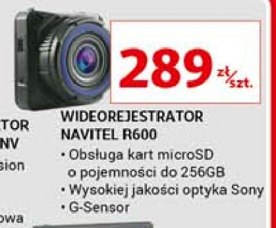 Wideorejestrator r600 Navitel promocja
