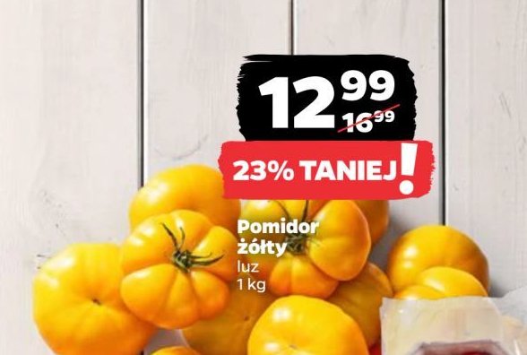 Pomidory żółte promocja