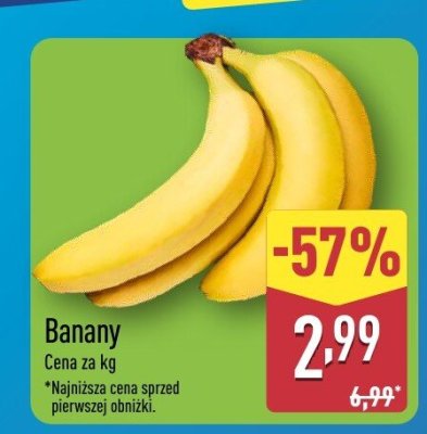 Banany promocja w Aldi