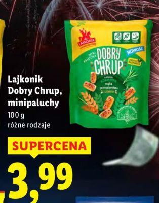 Przekąski Lajkonik Dobry Chirup, minipaluchy promocja w Lidl