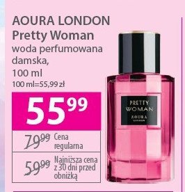 Woda perfumowana Aoura london pretty woman promocja