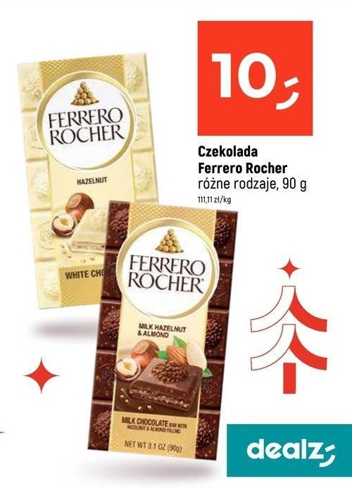 Czekolada haselnuss Ferrero rocher promocja