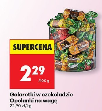 Galaretki w czekoladzie Opolanki na wagę promocja w Biedronka