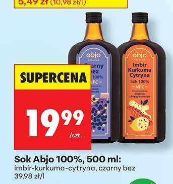 Sok 100% czarny bez 500 ml promocja w Biedronka