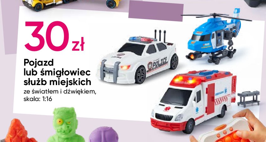 Pojazd ratunkowy na baterie - śmigłowiec promocja w Pepco