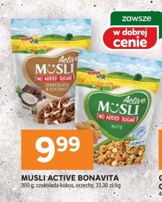 Musli Active czekolada-kokos promocja w Stokrotka