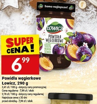 Powidła węgierkowe Łowicz, 290 g promocja w Twój Market