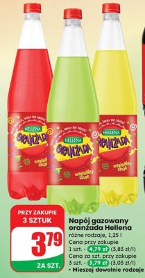 Napój gazowany oranżada Hellena promocja