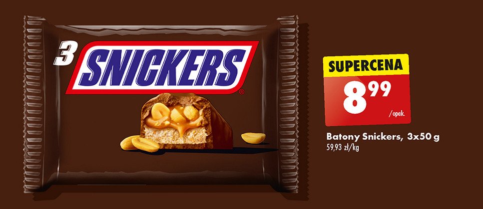 Baton Snickers promocja