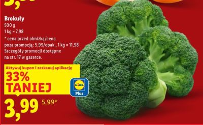 Brokuły promocja w Lidl