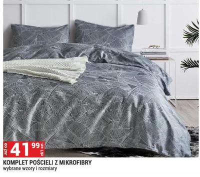 Komplet pościeli z mikrofibry promocja w Merkury Market