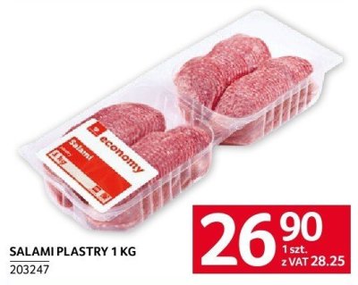 Salami plastry 1 kg economy promocja w Selgros