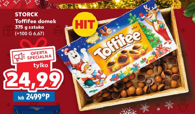 Bombonierka domek Toffifee promocja