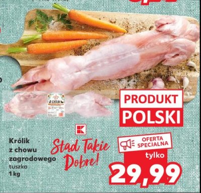 Królik z chowu zagrodowego K-classic stąd takie dobre! promocja