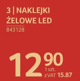 Naklejki żelowe LED promocja w Selgros