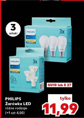 Żarówka LED różne rodzaje GU10 lub E27 promocja w Kaufland