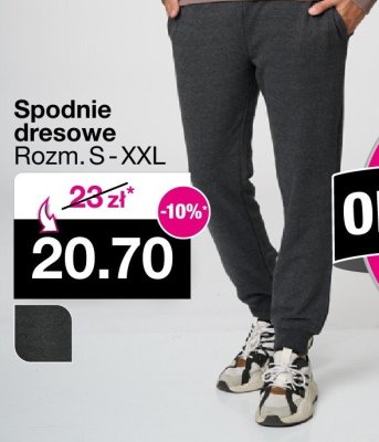 Spodnie dresowe m臋skie promocja w Woolworth