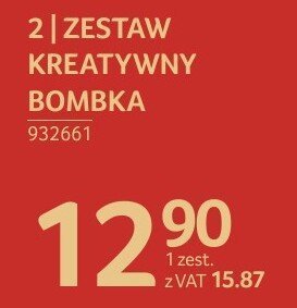 Zestaw kreatywny bombka promocja w Selgros