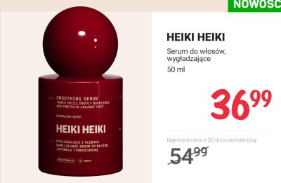 Serum do włosów wygładzające HEIKI HEIKI promocja w Rossmann