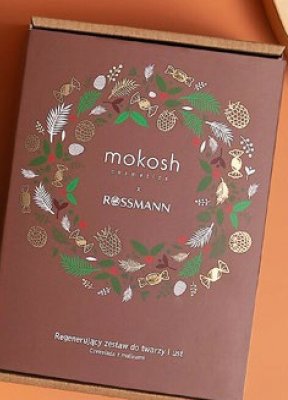 Mokosh, regenerujący zestaw do twarzy i ust o zapachu czekolady z malinami, zestaw zawiera: regenerującą krem-maskę do twarzy, 60 ml oraz masełko do ust, 15 ml promocja w Rossmann