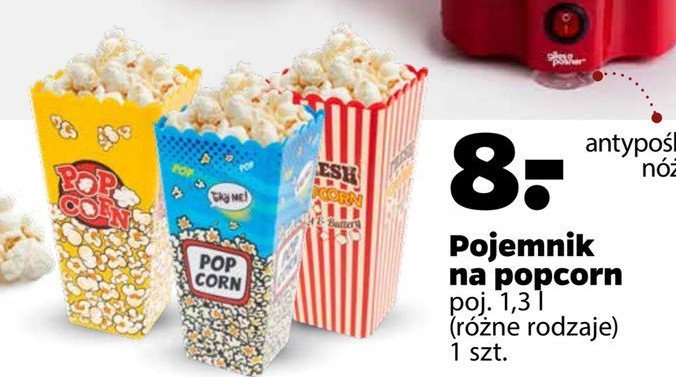Pojemnik na popcorn 1.3 l promocja