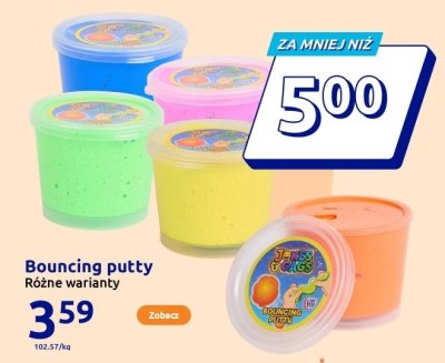 Zabawka Bouncing putty różne warianty promocja w Action