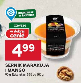 Sernik marakuja i mango promocja