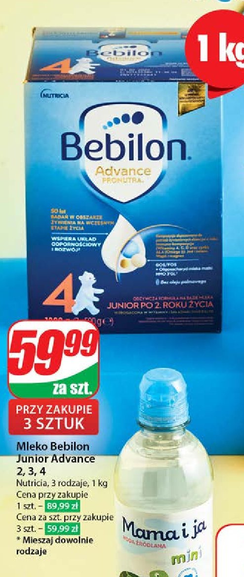 Mleko 3 BEBILON ADVANCE PRONUTRA promocja