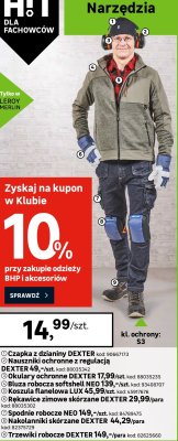 Trzewiki robocze DEXTER promocja w Leroy Merlin