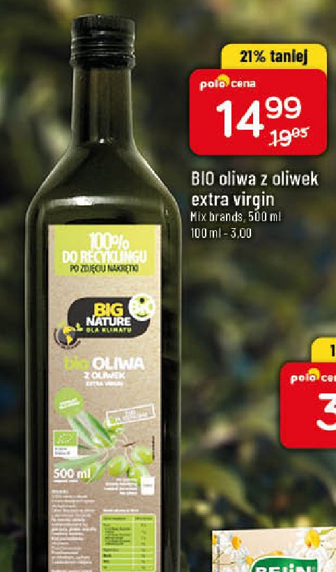 Oliwa z oliwek bio Big nature promocja